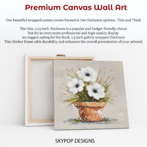 White Anemone Art