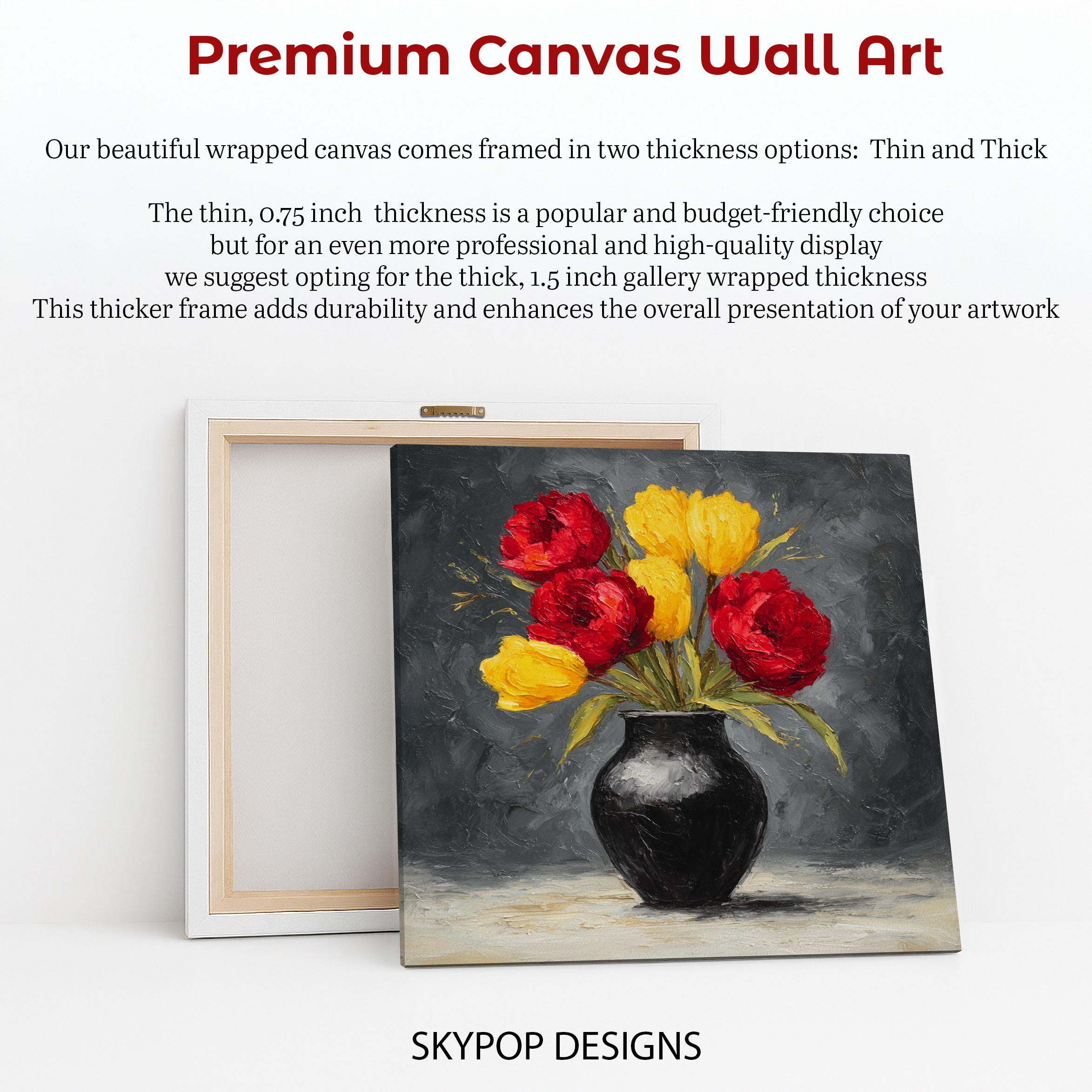 6.jpg Red and Yellow Tulips Art