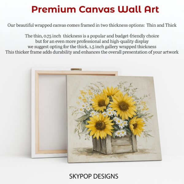 Sunflower Bouquet Art