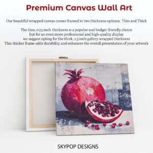 Pomegranate Burst Art