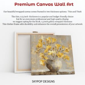 Golden Freesia Bouquet Art