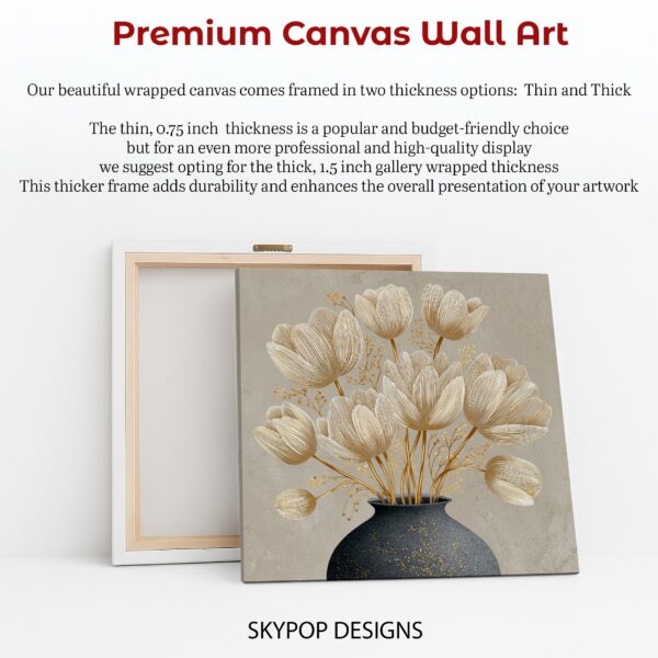 Golden Tulips Art