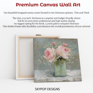 Vintage Rose Bouquet Art