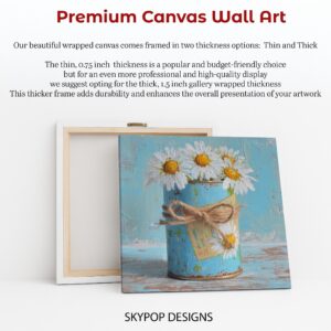 Daisy Tin Can Art