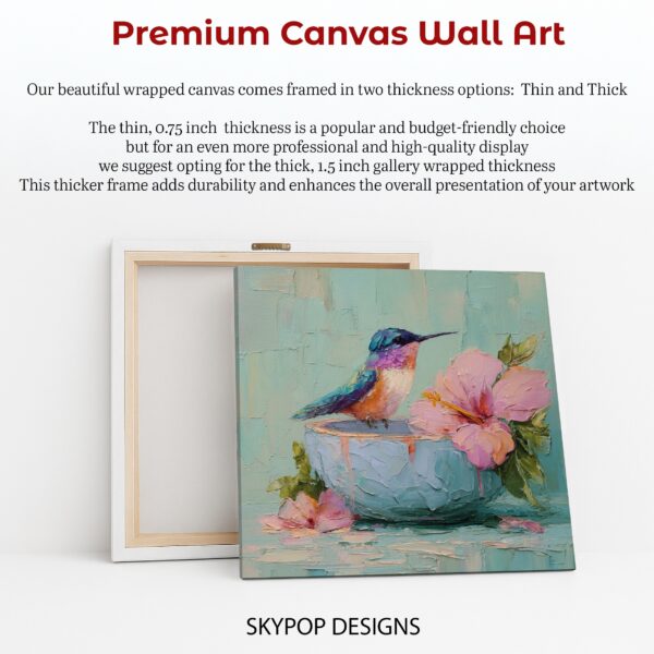 Hummingbird Hibiscus Art