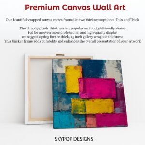 Geometric Blocks Art