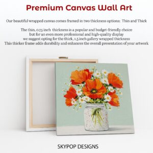 Vibrant Poppy Bouquet Art