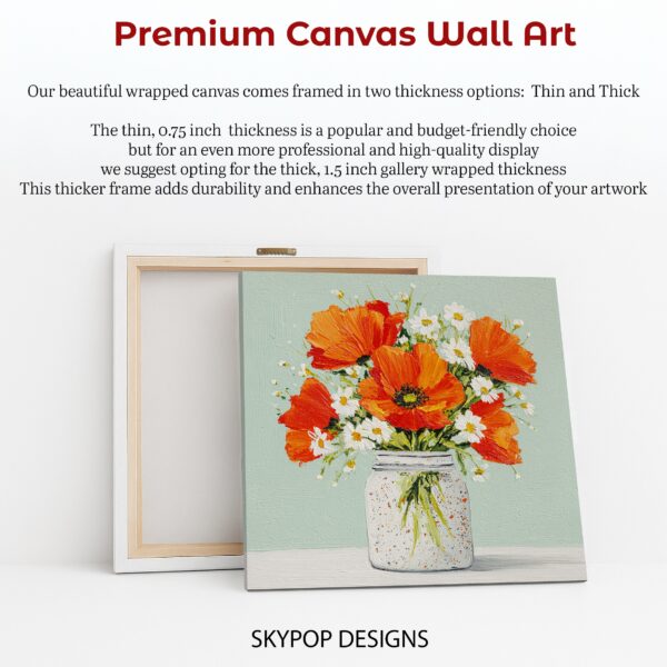 Vibrant Poppy Bouquet Art