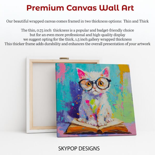 Nerdy Cat Art
