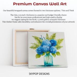 Blue Hydrangea Art