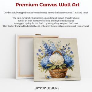Blue Hydrangea Art