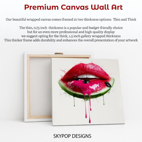 Watermelon Lips Art