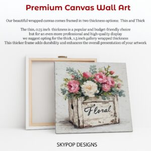 Rustic Floral Box Art