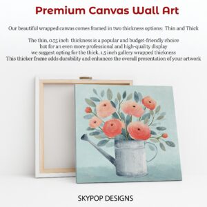 Watering Can Bouquet Art