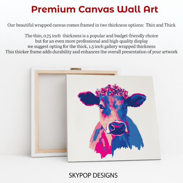 Cow Floral Art