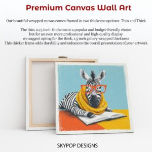 Zebra Reading Art