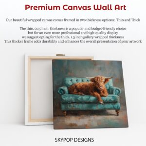 Highland Cow Art