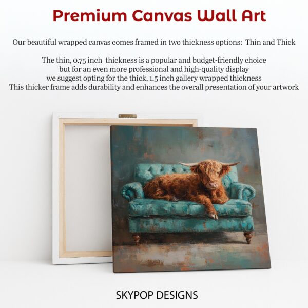 Highland Cow Art