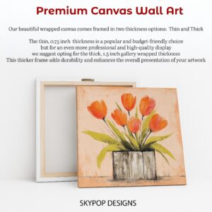 Orange Tulips Art