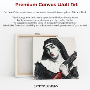 Nun with Gun Art
