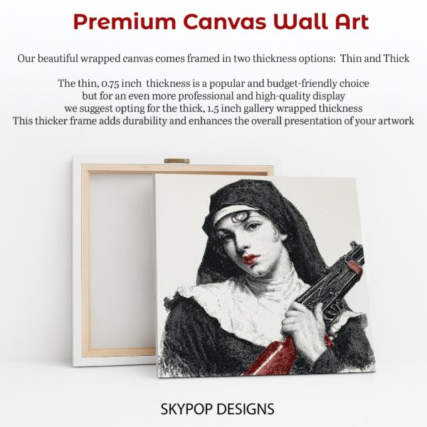 Nun with Gun Art