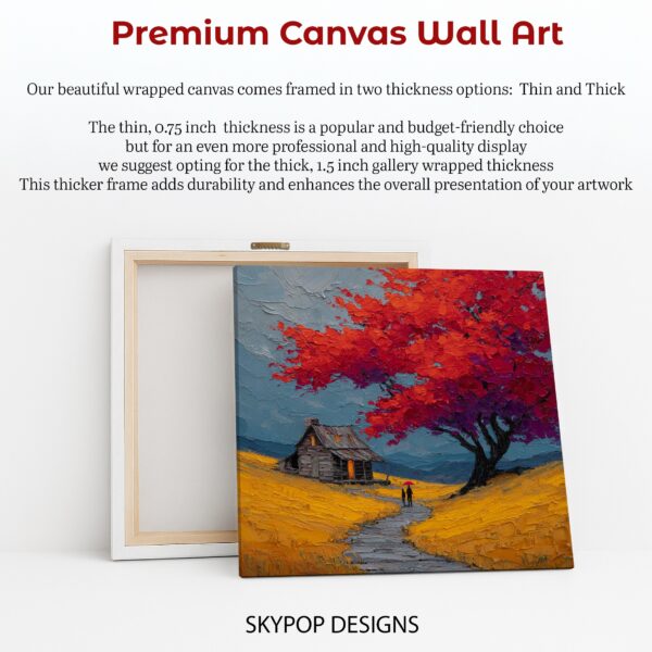 Autumn Cabin Art