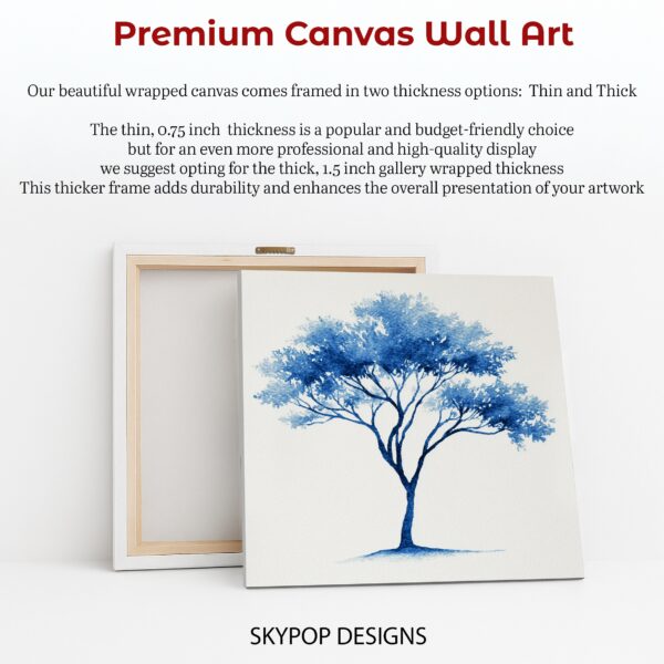 Blue Tree Art