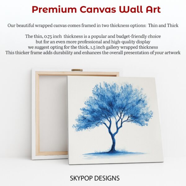 Blue Tree Art