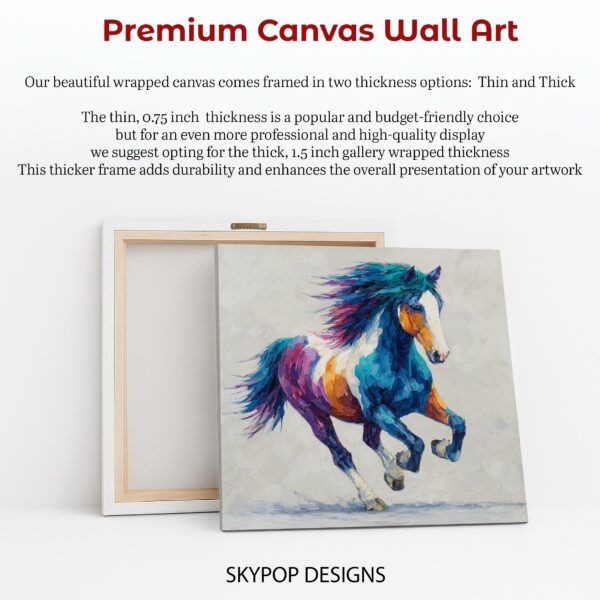 Colorful Horse Art