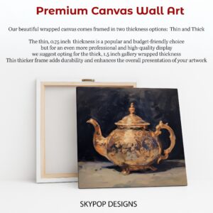 Ornate Teapot Kitchen Art