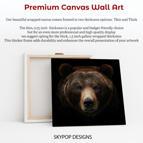 Bear Face Art