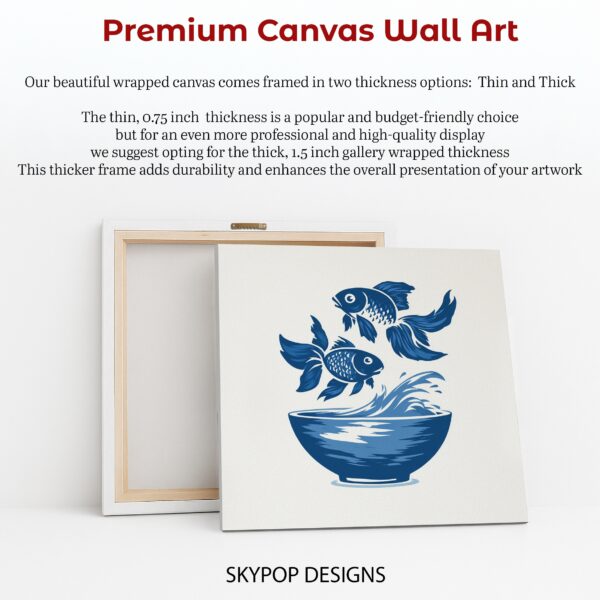 Blue Fish Bowl Art
