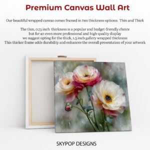 Dreamy Ranunculus Bloom Art