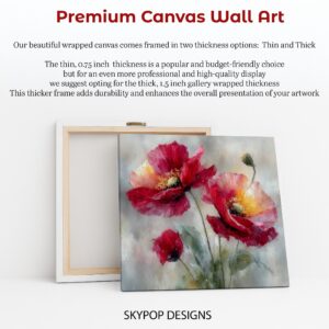 Vibrant Poppy Art