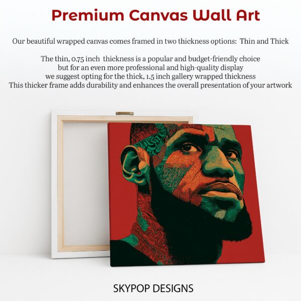 Vibrant Portrait Art