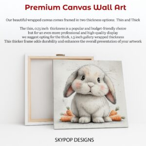 Bunny Carrot Art