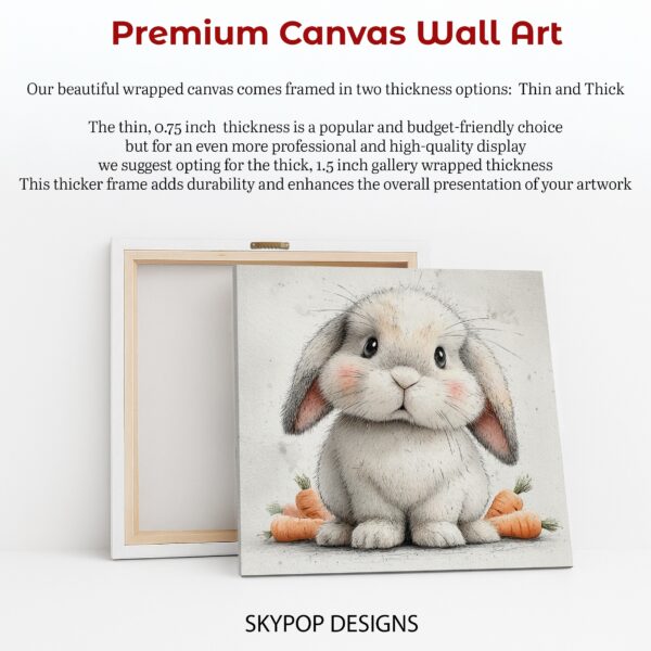 Bunny Carrot Art