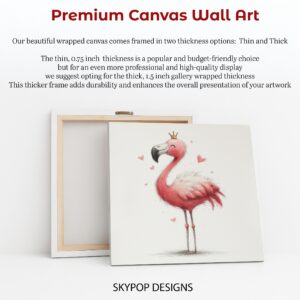 Flamingo Crown Art
