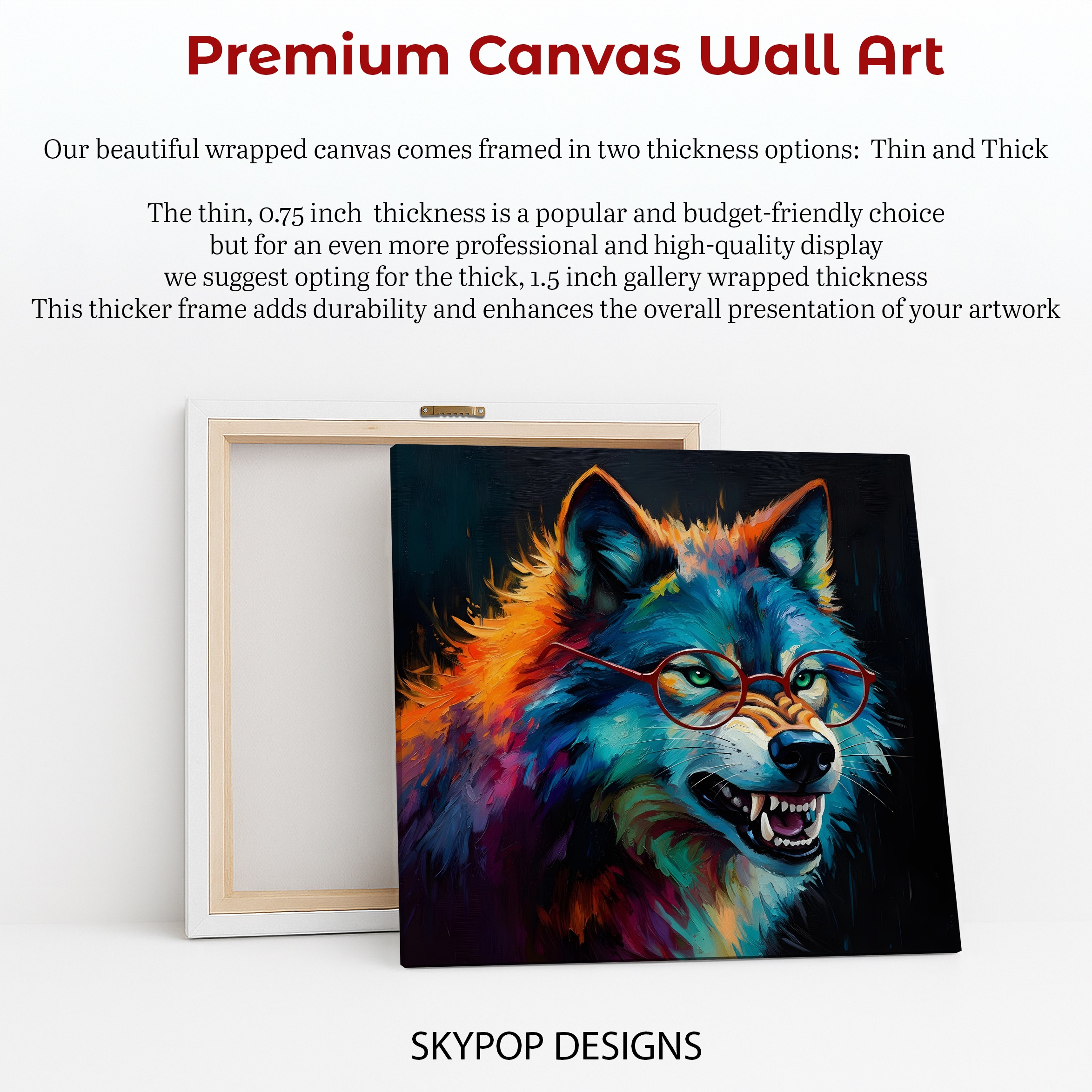 6.jpg Wolf Art Canvas or Poster