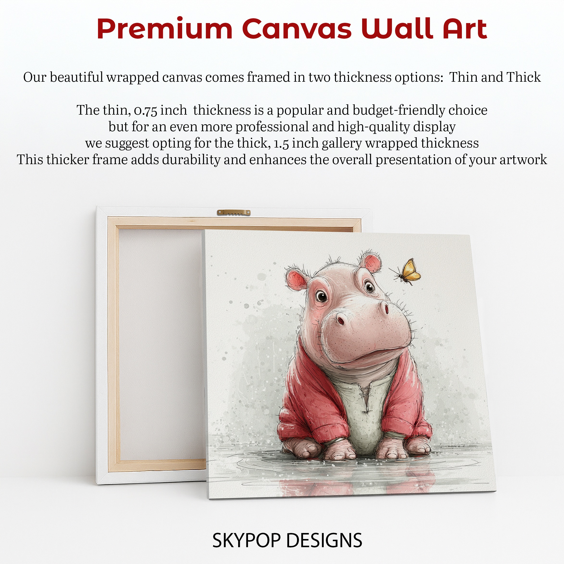 6.jpg Hippo Butterfly Art