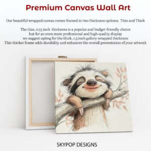 Smiling Sloth Art