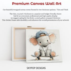 Elephant Skateboard Art