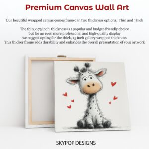 Giraffe Love Art