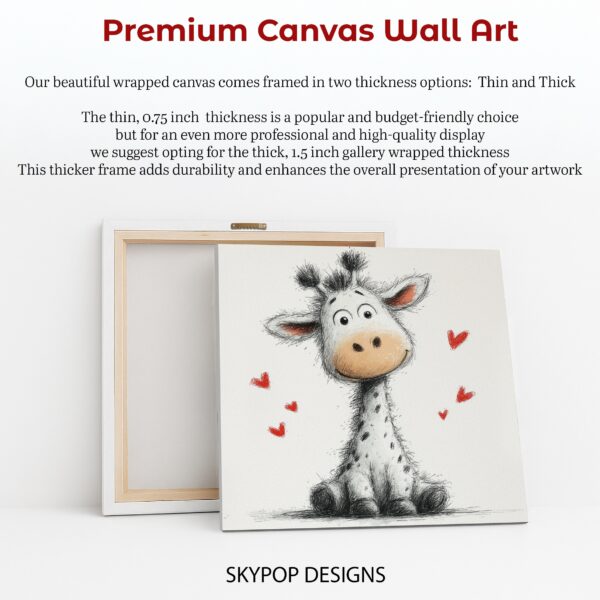 Giraffe Love Art