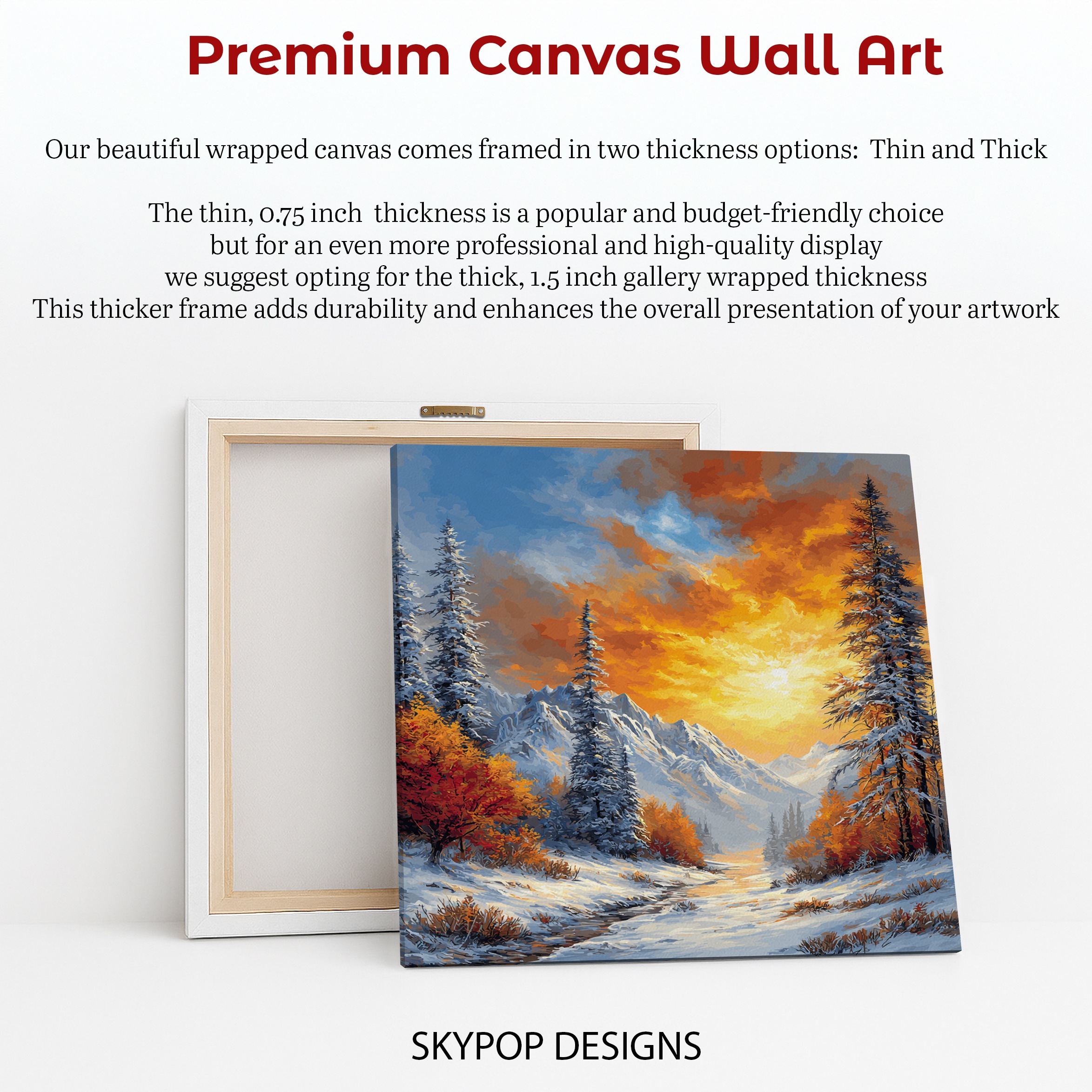 6.jpg Fiery Winter Sunset Mountain Art