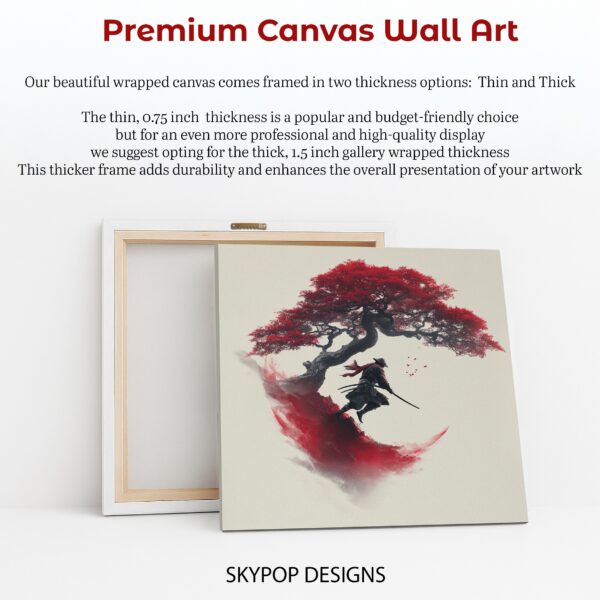 Red Tree Samurai Art