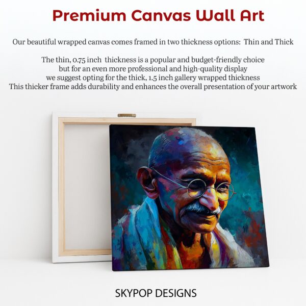 Gandhi Portrait Art