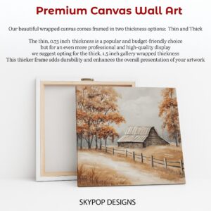 Autumn Barn Art