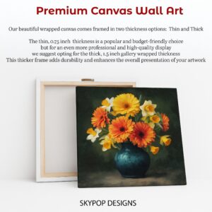 Gerbera Daffodil Bouquet Art