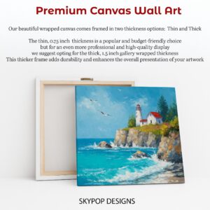 Seagull Lighthouse Art